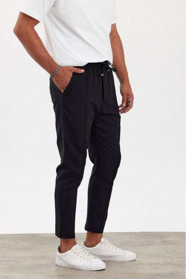 HELVYN “Boston” – Dunkelblaue Relax Fit Hose