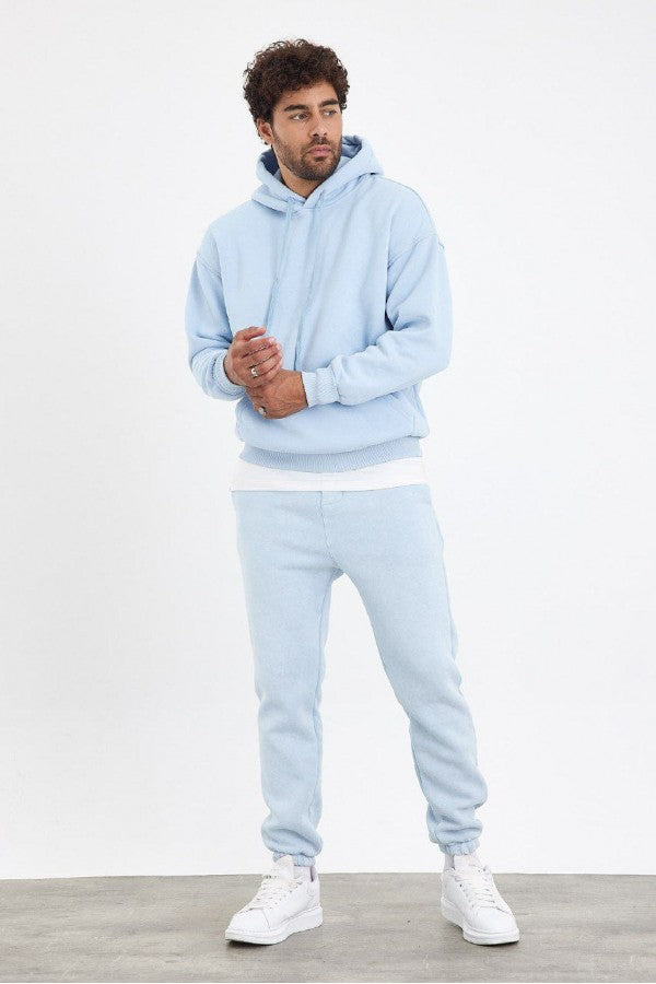 HELVYN “Mykonos” – Babyblauer Relax Fit Jogginganzug